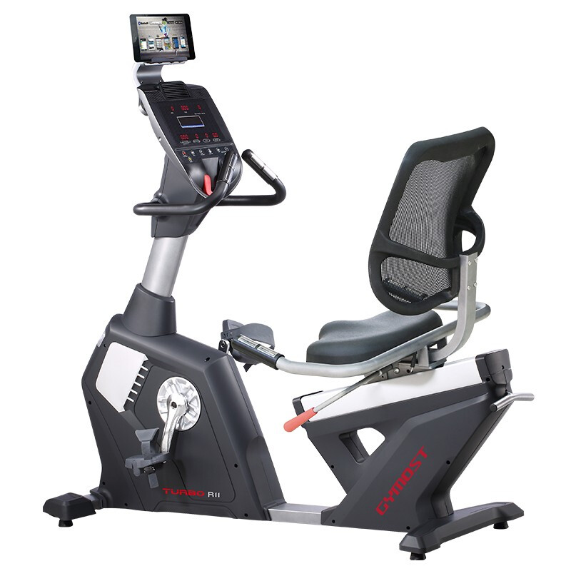 康强商用卧式单车CR900 磁控车自发电健身车 健身房专用R900
